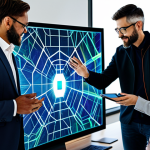 Blockchain & Creative Economy**

"A diverse group of professionals collaborating around a holographic display showing a blockchain network, symbolizing a fair digital economy. Modest clothing, professional attire, modern office environment with lots of natural light. Safe for work, appropriate content, fully clothed, perfect anatomy, correct proportions, well-formed hands, professional, family-friendly."

**