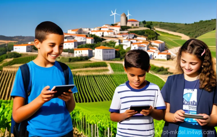 디지털 공유재 관리의 현황 및 전망 - **Digital Commons in a Portuguese Setting: Knowledge and Collaboration**
    "A vibrant scene illust...